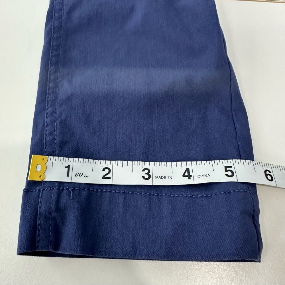 Soft Surroundings Blue Pull On Stretch Pants Ankle Style 3AC10 Size Petite XS - Picture 11 of 12